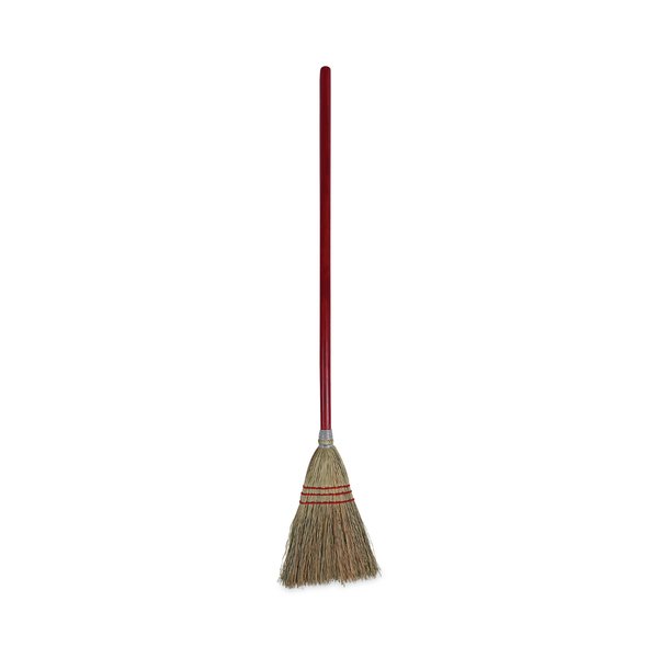 Boardwalk Lobby/Toy Broom, Corn Fiber Bristles, 39" Wood Handle, Red/Ylw, PK12 BWK951TCT